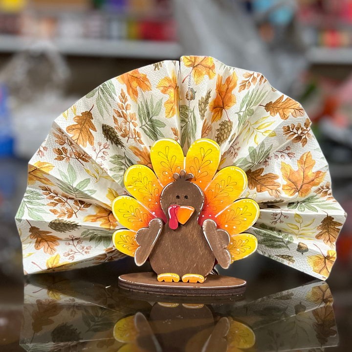 DIY-Napkin holder, Thanksgiving Turkey