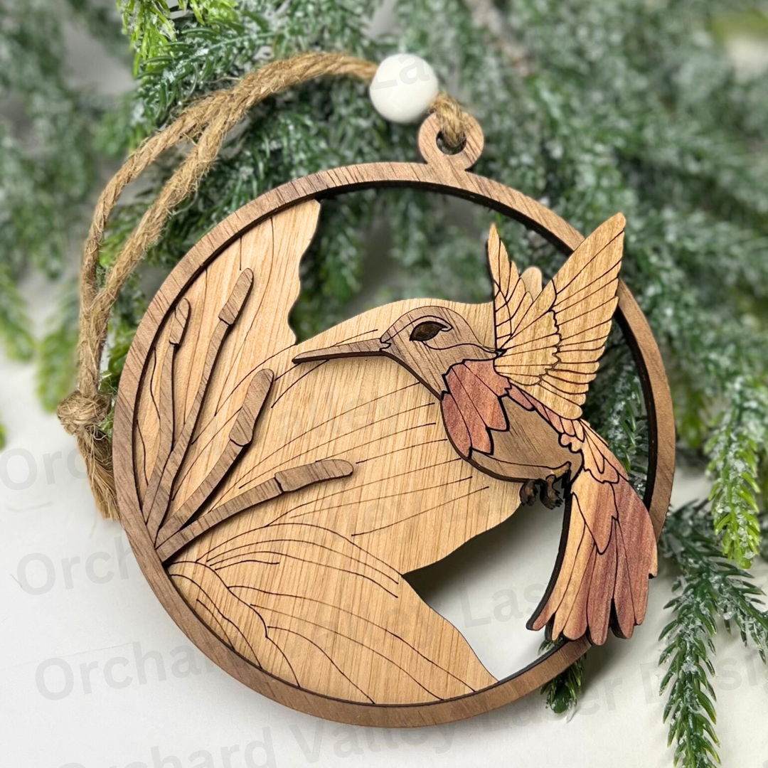 Wooden Animal Ornaments | Handmade Christmas Tree Decor| Rustic Farmhouse Decor